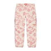 Bloemen Cargo Broek Roze Supreme , Pink , Heren