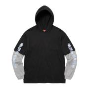 Gelaagde capuchontrui zwart Supreme , Black , Heren