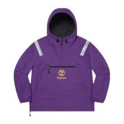 Reflecterende Taping Anorak Paars Supreme , Purple , Heren