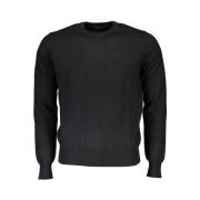 Luxe Zwarte Crew Neck Sweater North Sails , Black , Heren