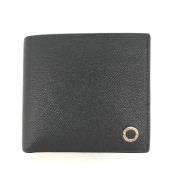 Pre-owned Leather wallets Bvlgari Vintage , Black , Heren