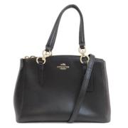 Pre-owned Plastic handbags Coach Pre-owned , Black , Dames