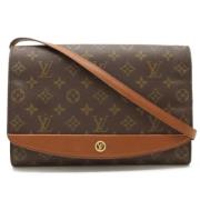 Pre-owned Canvas shoulder-bags Louis Vuitton Vintage , Brown , Dames