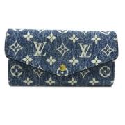 Pre-owned Cotton wallets Louis Vuitton Vintage , Blue , Dames