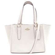 Pre-owned Leather handbags Coach Pre-owned , White , Dames