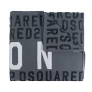 Handdoek met logo Dsquared2 , Gray , Heren