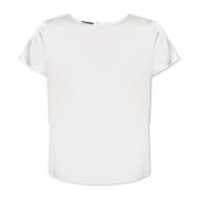 Zijden top Emporio Armani , White , Dames