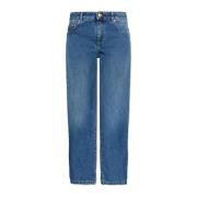 Versleten jeans Moschino , Blue , Dames