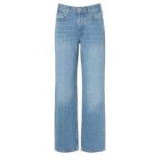 Atlantic Blue Long Jean Anine Bing , Blue , Dames