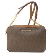 Pre-owned Leather shoulder-bags Michael Kors Pre-owned , Brown , Dames