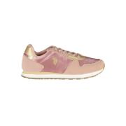 Roze Sneaker met Sportieve Details U.s. Polo Assn. , Pink , Dames