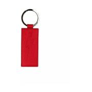 Rode Leren Sleutelhanger voor Mannen Neil Barrett , Red , Heren