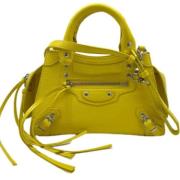 Pre-owned Fabric balenciaga-bags Balenciaga Vintage , Yellow , Dames