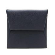 Pre-owned Leather wallets Hermès Vintage , Black , Dames