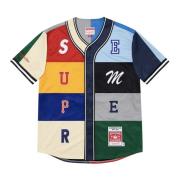 Beperkte oplage Patchwork Baseball Jersey Multicolor Supreme , Multico...