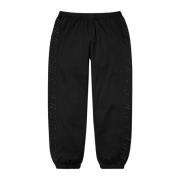 Zwarte Borduurwerk Sweatpant Beperkte Oplage Supreme , Black , Heren