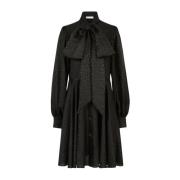 Zwarte Strik Overhemdjurk Nina Ricci , Black , Dames