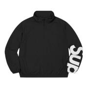 Exclusieve Spellout Track Jacket Zwart Supreme , Black , Heren