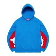 Bright Blue Cropped Hoodie Limited Edition Supreme , Blue , Heren