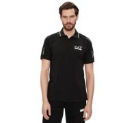 Zwart Polo Shirt 3Dpf20 Pj03Z Emporio Armani EA7 , Black , Heren