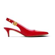 Eva kitten slingbacks in lakleer Balmain , Red , Dames