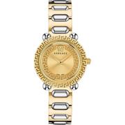 Greca Twist Dameshorloge Goud/Zilver Versace , Yellow , Dames