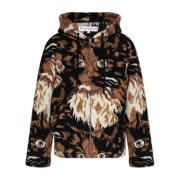 Fleece met capuchon JW Anderson , Brown , Heren