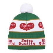 Groene Beanie Limited Edition Extra Kwaliteit Supreme , Multicolor , U...