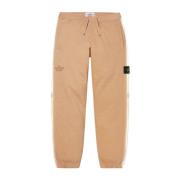 Limited Edition Stone Island Stripe Sweatpant Supreme , Orange , Heren