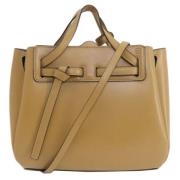 Pre-owned Leather handbags Loewe Pre-owned , Brown , Dames