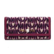 Pre-owned Leather wallets Miu Miu Pre-owned , Multicolor , Dames