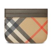 Klassieke Geruite Creditcardhouder Portemonnee Burberry , Multicolor ,...