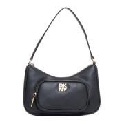 Stijlvolle zwarte tassen Dkny , Black , Dames