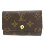 Pre-owned Canvas key-holders Louis Vuitton Vintage , Brown , Dames