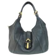 Pre-owned Leather totes Loewe Pre-owned , Black , Dames