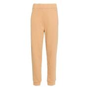 Relaxed Jogger met Nano Logo Calvin Klein , Beige , Dames