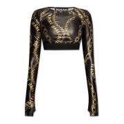 Top met logo Versace Jeans Couture , Multicolor , Dames