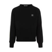 Monogram Track Sweater Palm Angels , Black , Heren