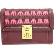 Pre-owned Leather wallets Coach Pre-owned , Red , Dames