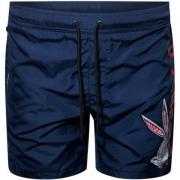 Navy Swimshorts met Buggs Design Iceberg , Blue , Heren