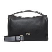 Stijlvolle zwarte tassen V73 , Black , Dames