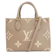 Pre-owned Canvas louis-vuitton-bags Louis Vuitton Vintage , Beige , Da...