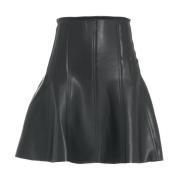 Zwarte Rok Aw24 Norma Kamali , Black , Dames