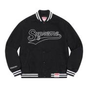 Beperkte oplage Varsity Jacket Zwart Supreme , Black , Heren