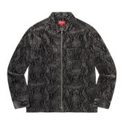 Beperkte oplage Snakeskin Corduroy Zip Up Shirt Supreme , Black , Here...