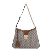 Tuscany Hobo Padlock Tas Gucci , Beige , Dames