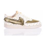 Beige Gold Sneakers Dames Schoenen Nike , Multicolor , Dames