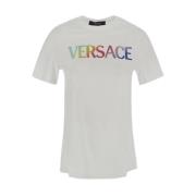 T-Shirts Versace , White , Dames