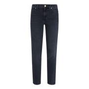 Lichtblauwe Skinny Fit Denim Jeans 7 For All Mankind , Blue , Dames