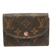 Pre-owned Leather wallets Louis Vuitton Vintage , Brown , Dames